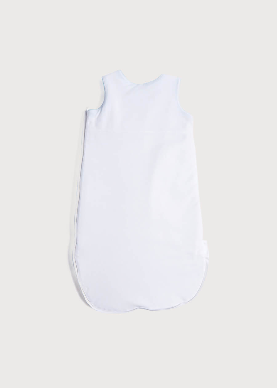Blue Hand Smocked Sleeping Bag (3-18mths) Accessories  from Pepa London