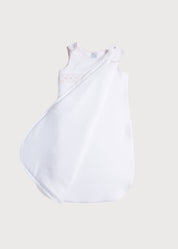 Pink Hand Smocked Sleeping Bag (3-18mths) Accessories  from Pepa London