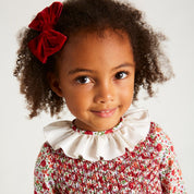 Velvet Big-Bow Clip in Red Hair Accessories  from Pepa London
