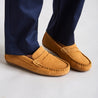 Camel Brown Suede Loafers Shoes  from Pepa London