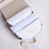 Delicate Blue Cotton Multipack Bibs Accessories  from Pepa London