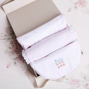 Delicate Pink Cotton Multipack Bibs Accessories  from Pepa London