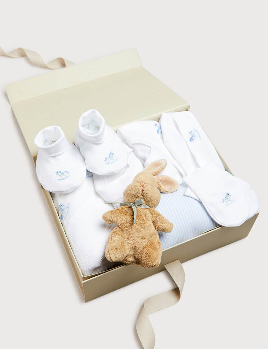 Rocking Horse Gift Box in Blue Look  from Pepa London