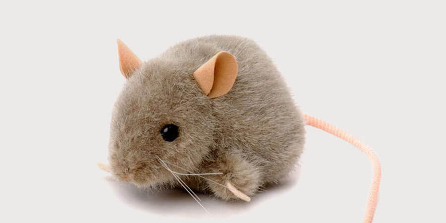 Grey Mouse Toy TOYS from Pepa London