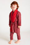 Festive Red Tartan Dressing Gown Nightwear  from Pepa London