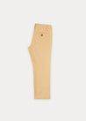Five pocket Chino Trousers in Beige (4-10yrs) TROUSERS  from Pepa London