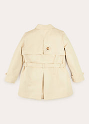Check Lined Trench Coat In Beige (4-10yrs) COATS  from Pepa London