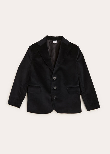 Boys black deals velvet jacket