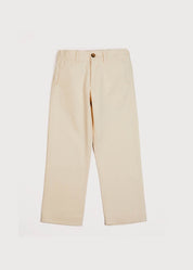 Pocket Detail Chino Trousers in Beige (4-10yrs) Trousers  from Pepa London