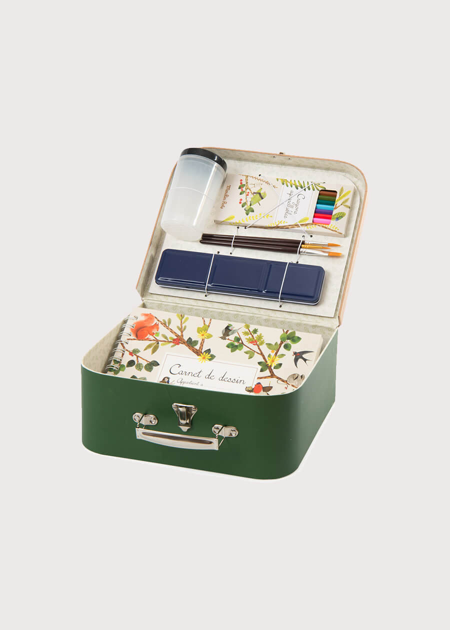 Watercolour Artists Kit In Mini Suitcase Toys  from Pepa London