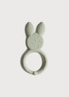 Bunny Teether in Green Accessories  from Pepa London