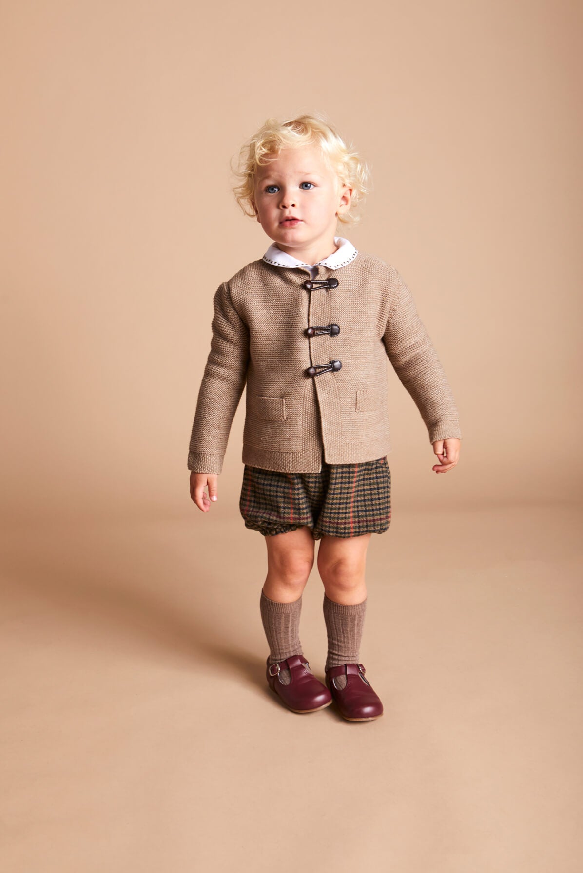 Tweed Bloomers With Braces in Brown (9mths-2yrs) Bloomers  from Pepa London