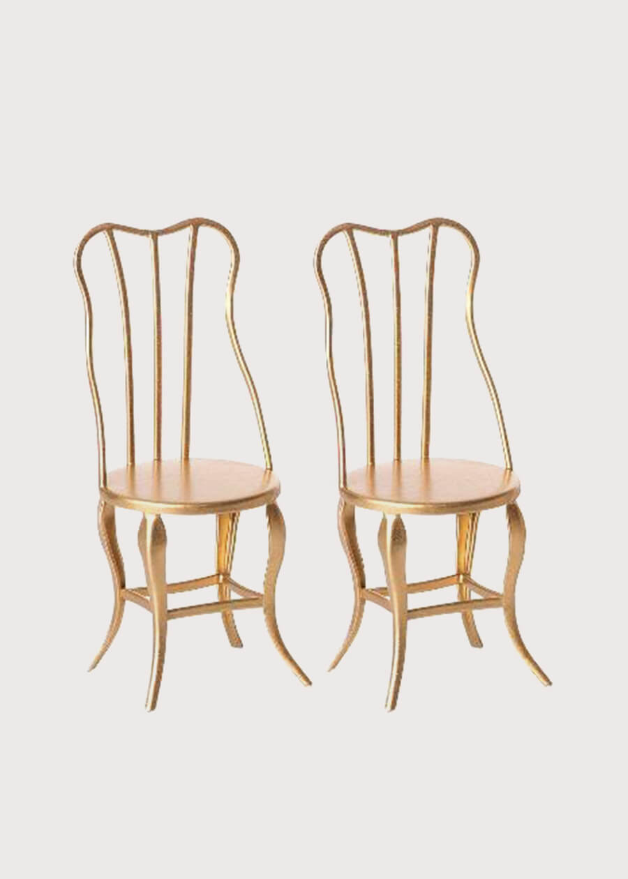 Micro Gold Vintage Chair Toys  from Pepa London
