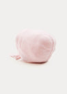 Baby Bonnet In Pink (S-L) KNITTED ACCESSORIES  from Pepa London