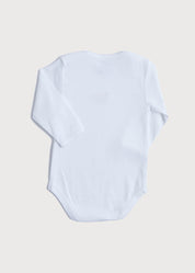 Newborn American Collar Bodysuit With Rocking Horse Embroidery Blue (0-3mths) Tops & Bodysuits  from Pepa London