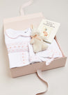 Newborn Hand Smocked Gift Set in Pink Look  from Pepa London