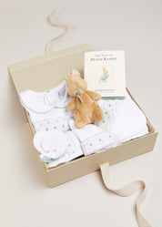 Newborn Hand Smocked Gift Set in Green Look  from Pepa London