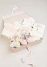 Traditional Hand Smocked Gift Set in Pink Look  from Pepa London
