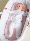 Pink Hand Smocked Cotton Pyjama Set (0-6mths) Nightwear  from Pepa London