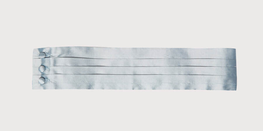 Blue Silk Pageboy Cummerbund Belts  from Pepa London