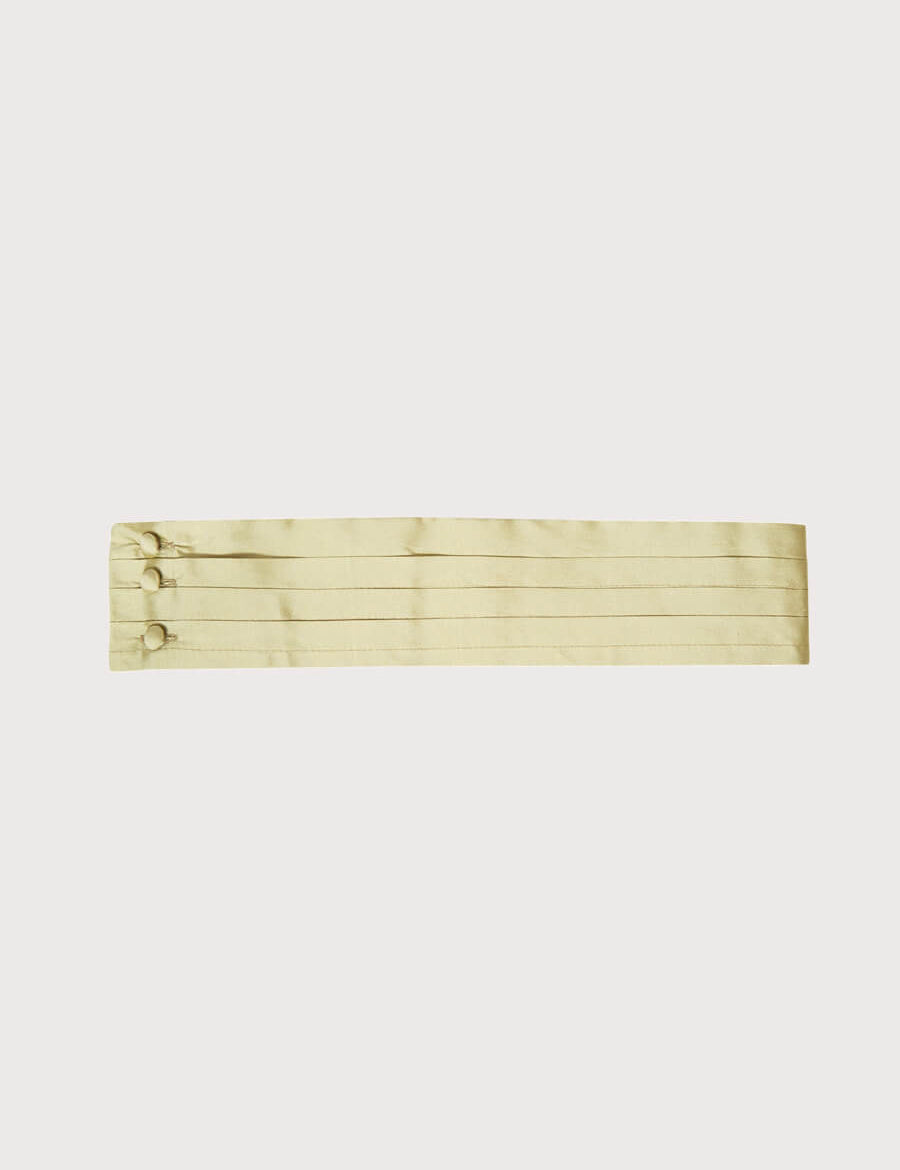 Green Silk Pageboy Cummerbund Belts  from Pepa London