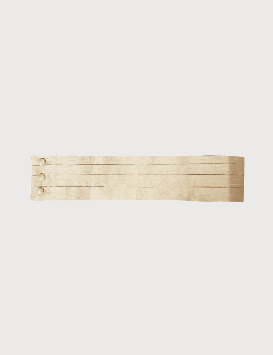 Beige Silk Pageboy Cummerbund Belts  from Pepa London