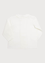 White Double-Breasted Peter Pan Collar Shirt (12mths-10yrs) Shirts  from Pepa London