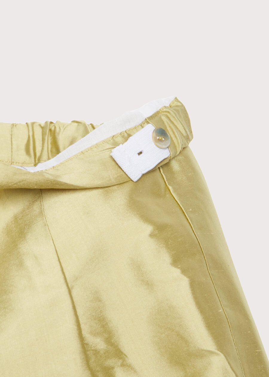 Green Silk Pageboy Knickerbockers (12mths-10yrs) Trousers  from Pepa London