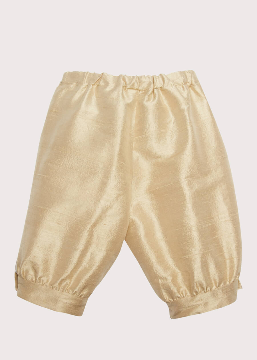 Beige Silk Pageboy Knickerbockers (12mths-10yrs) Trousers  from Pepa London