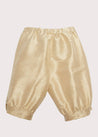 Beige Silk Pageboy Knickerbockers (12mths-10yrs) Trousers  from Pepa London