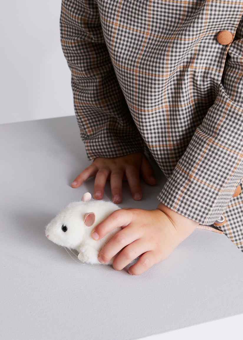 White Mouse Toy Toys  from Pepa London