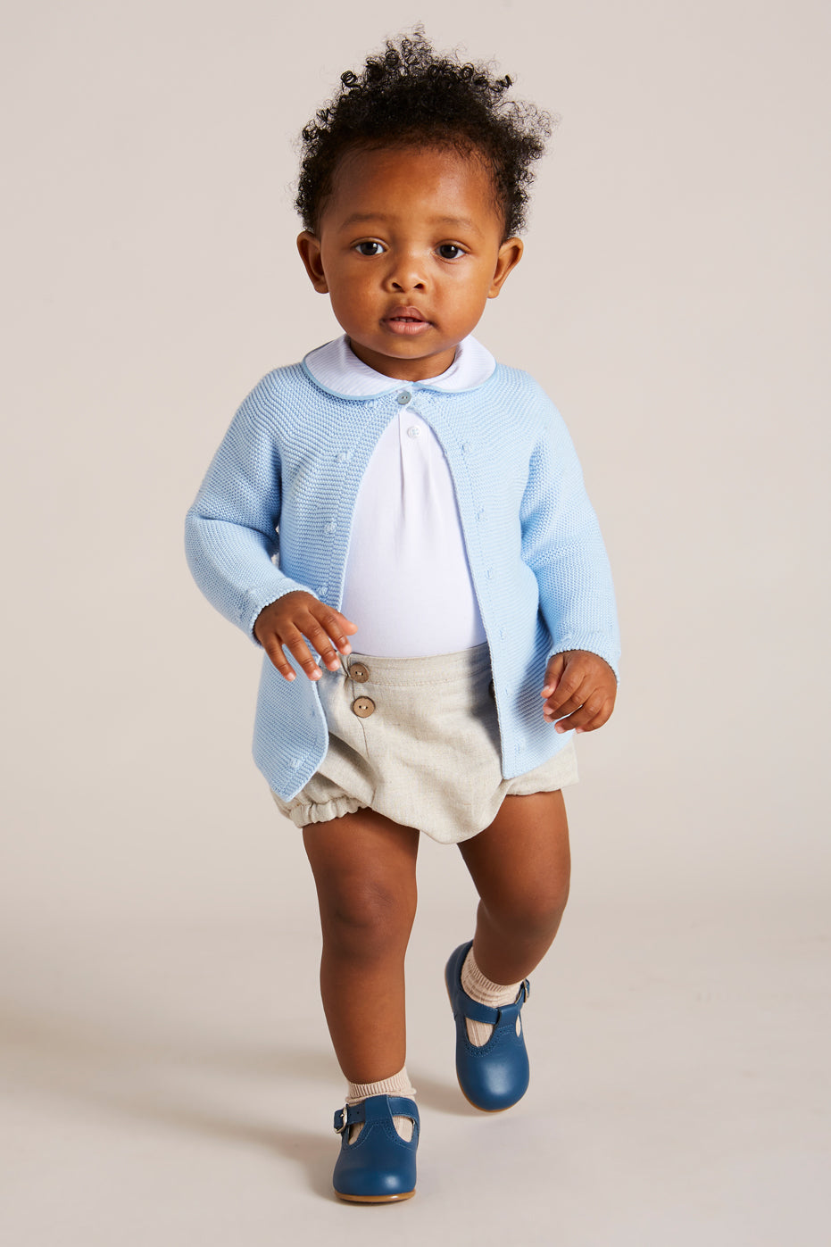 Classic Beige Bloomers (0-2yrs) Bloomers  from Pepa London