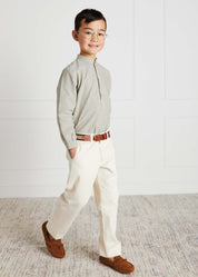 Brown Striped Belt Belts & Braces  from Pepa London