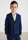 Single Breasted Patch Pocket Blazer in Blue (4-10yrs) Coats  from Pepa London