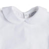 Classic White Cotton Bodysuit with Peter Pan Collar Tops & Bodysuits  from Pepa London