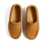 Camel Brown Suede Loafers Shoes  from Pepa London