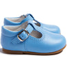 Light Blue Leather T-Bar Baby Shoes Shoes  from Pepa London