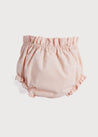 Pink Cotton Bloomers with Bow Bloomers  from Pepa London