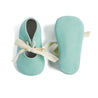 Mint Green Pram Shoes with Ribbon Shoes  from Pepa London