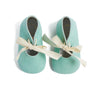 Mint Green Pram Shoes with Ribbon Shoes  from Pepa London