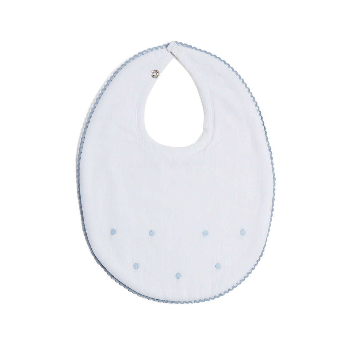 Delicate Blue Cotton Multipack Bibs Accessories  from Pepa London
