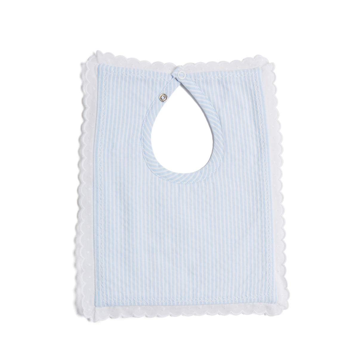 Delicate Blue Cotton Multipack Bibs Accessories  from Pepa London