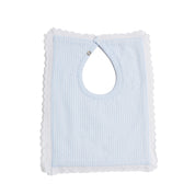 Delicate Blue Cotton Multipack Bibs Accessories  from Pepa London