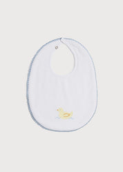 Duck Embroidered Cotton Bib Accessories  from Pepa London