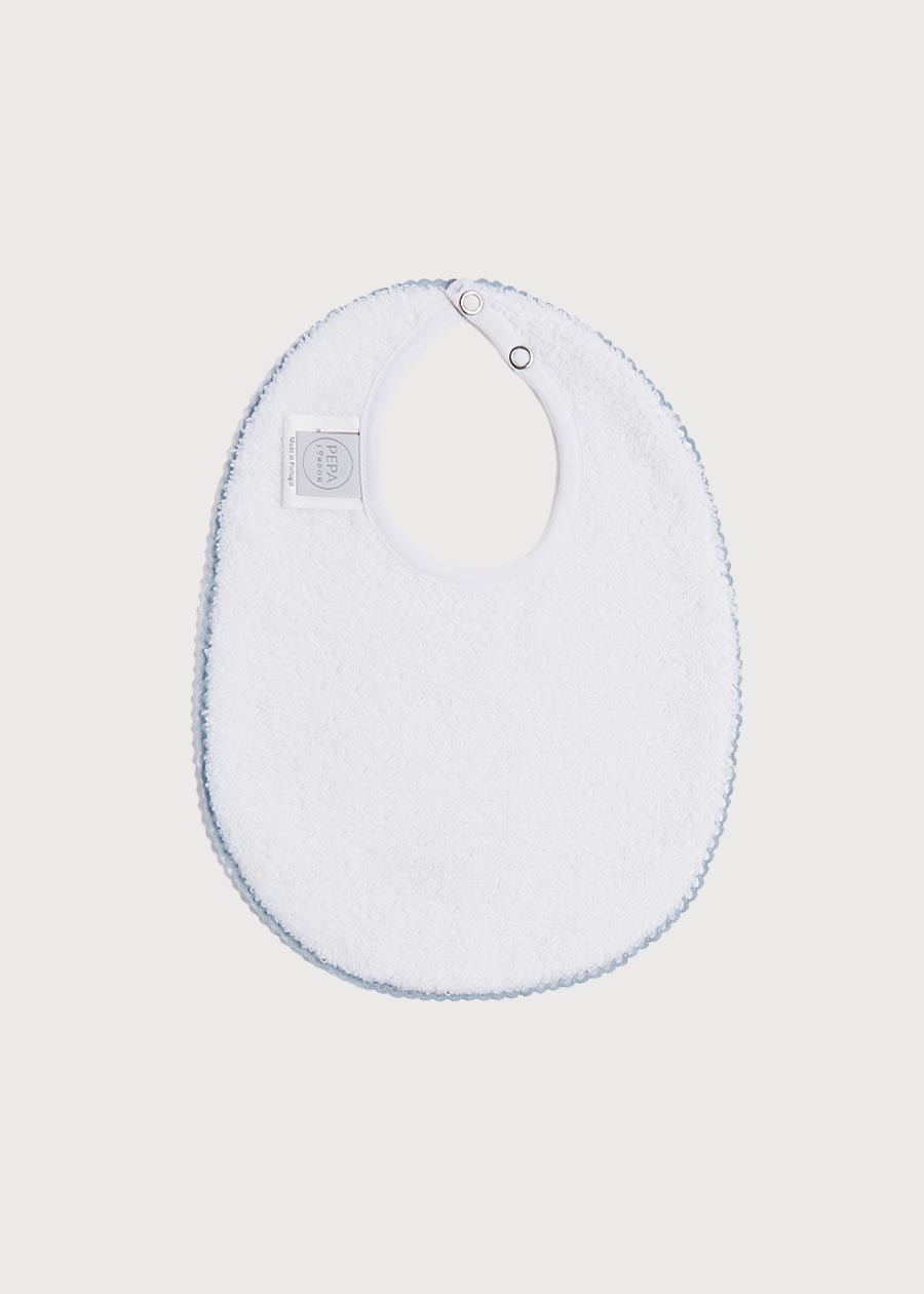 Duck Embroidered Cotton Bib Accessories  from Pepa London