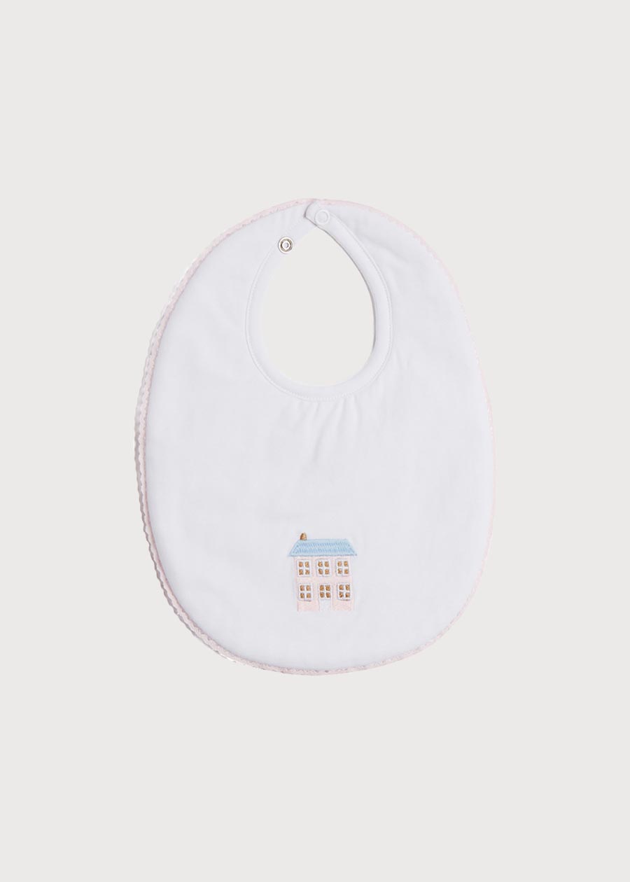 House Embroidered Cotton Bib Accessories  from Pepa London