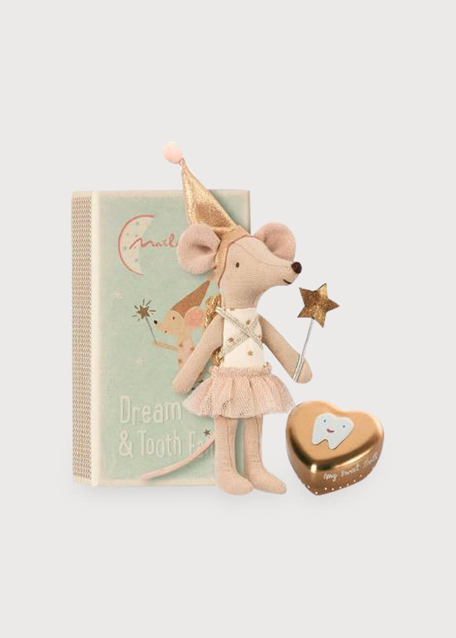 Tooth Fairy Sister Mouse with Metal Box Toys  from Pepa London