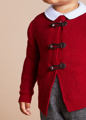 Contrast Polo Collar Long Sleeve Top in White (2-4yrs) TOPS & BODYSUITS from Pepa London