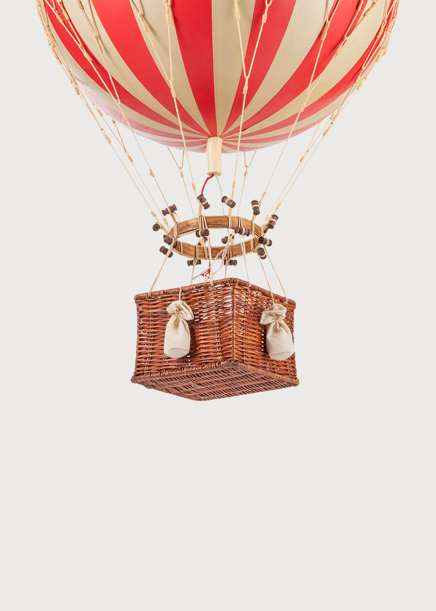 Striped Large Hot Air Balloon in Red Toys  from Pepa London