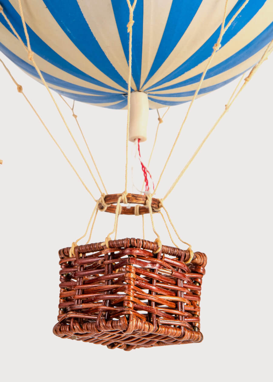 Striped Medium Hot Air Balloon in Blue Toys  from Pepa London